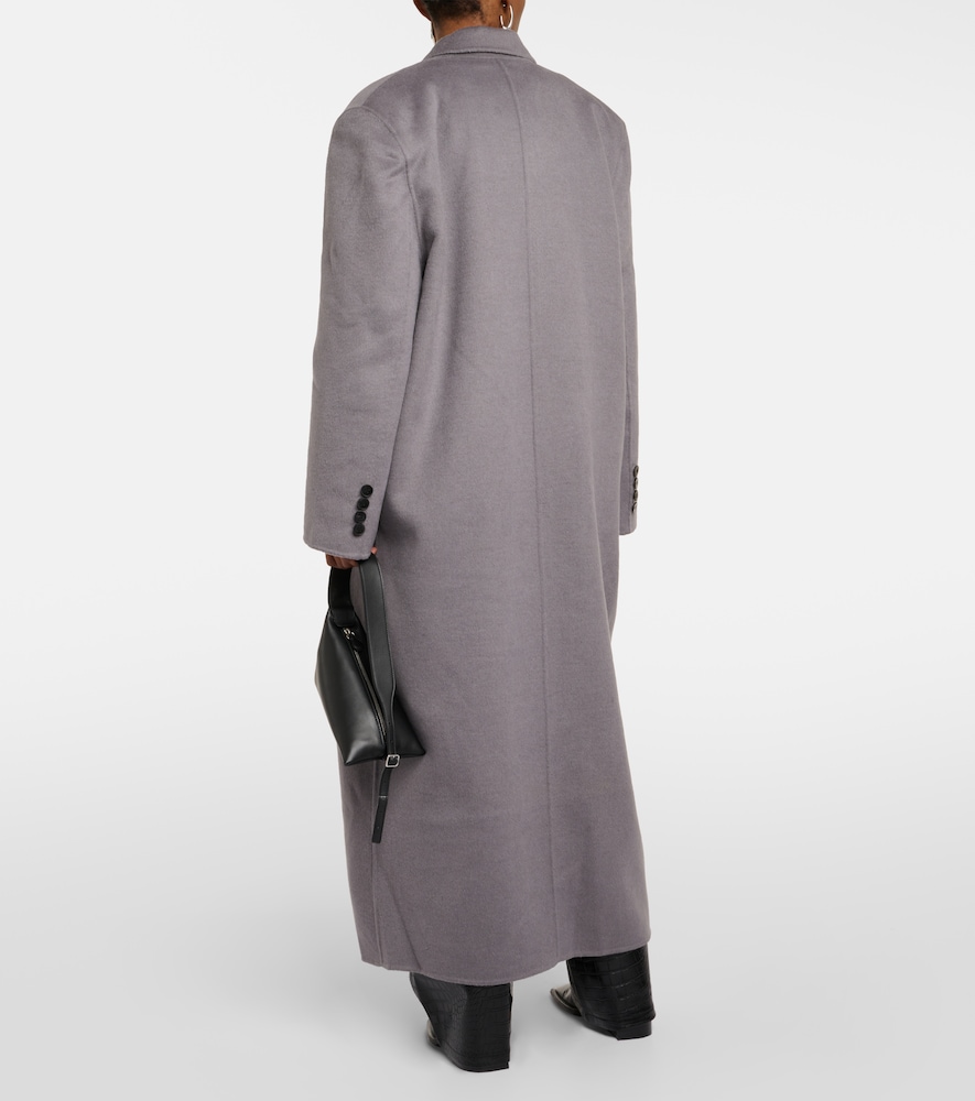 Gaia double-breasted wool-blend coat