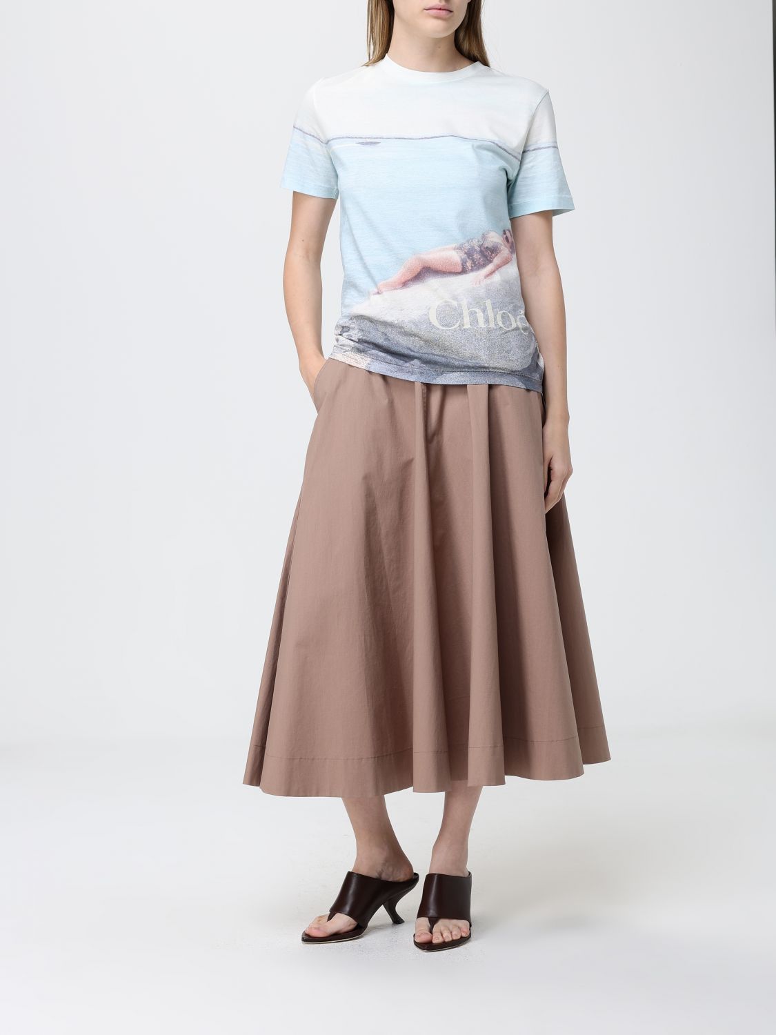CHLOÉ T-Shirt Woman color Multicolor