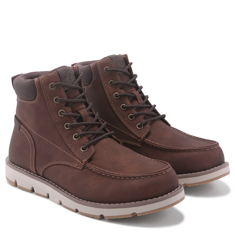 Men's Davis Moc-Toe Lace Up Boots (Briar Tan)