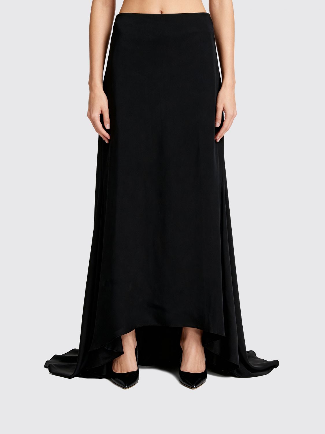 Skirt Woman color Black