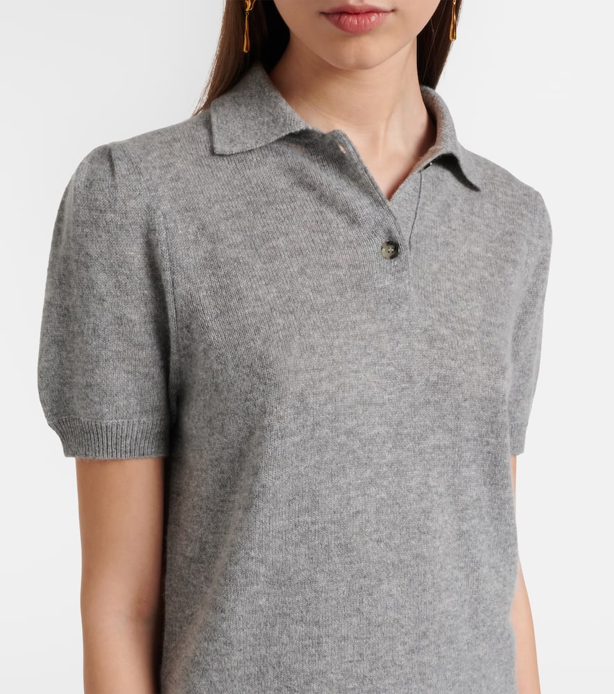 Cashmere polo sweater