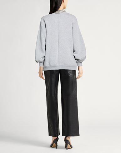 Woman Sweatshirt Light grey Size S Cotton, Polyester
