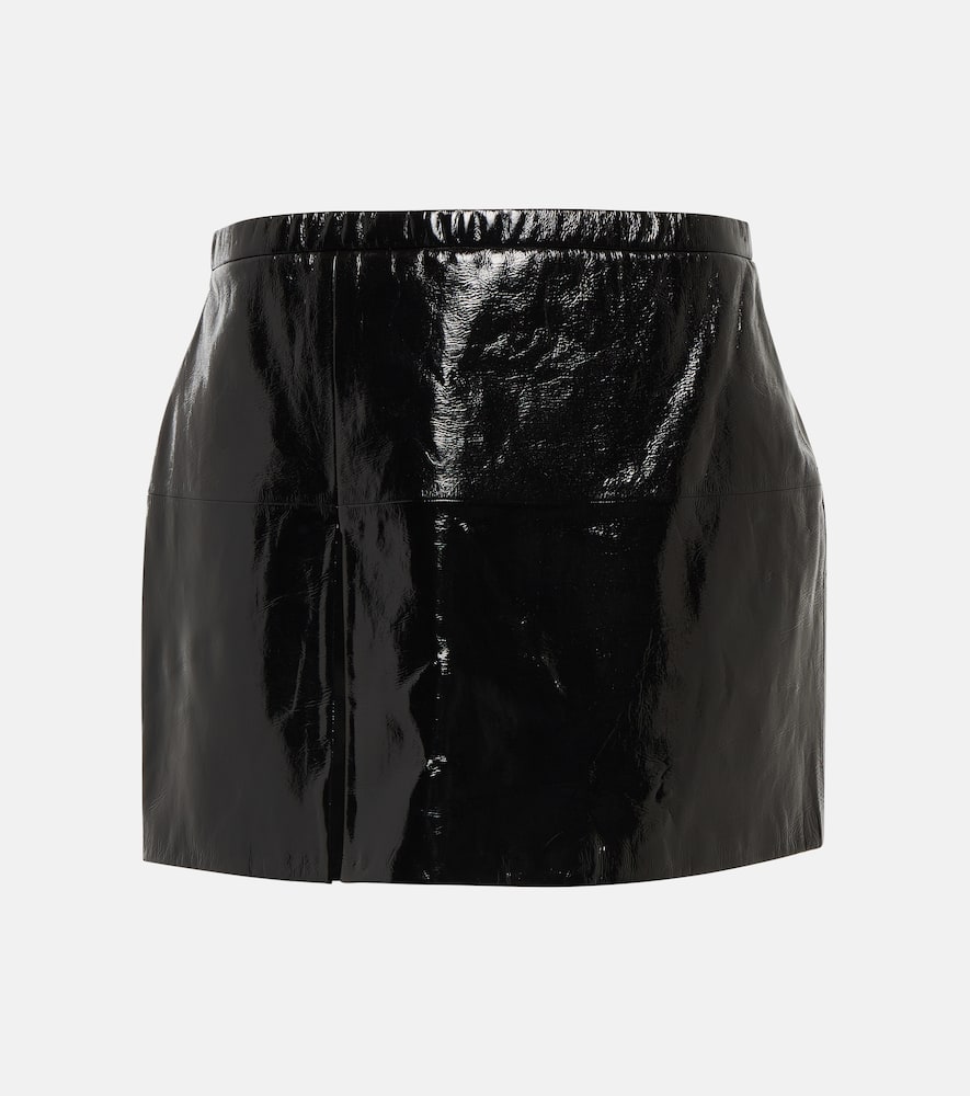 Franny patent leather miniskirt