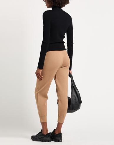 Woman Pants Camel Size S Cashmere, Cotton, Polyamide, Elastane