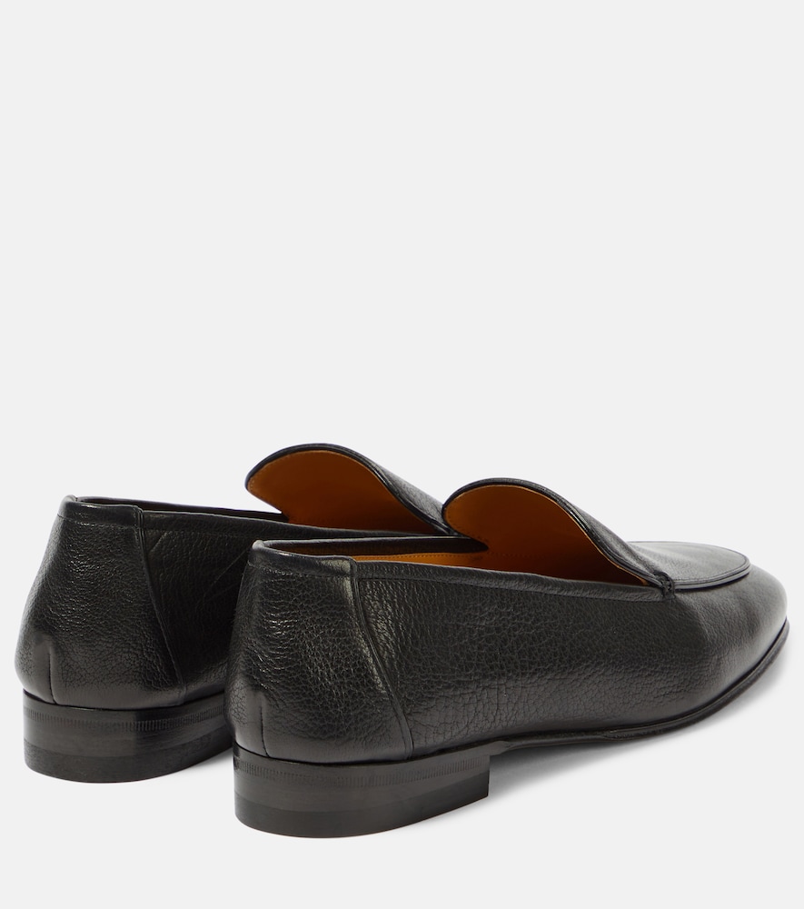 The Row Adam leather loafers
