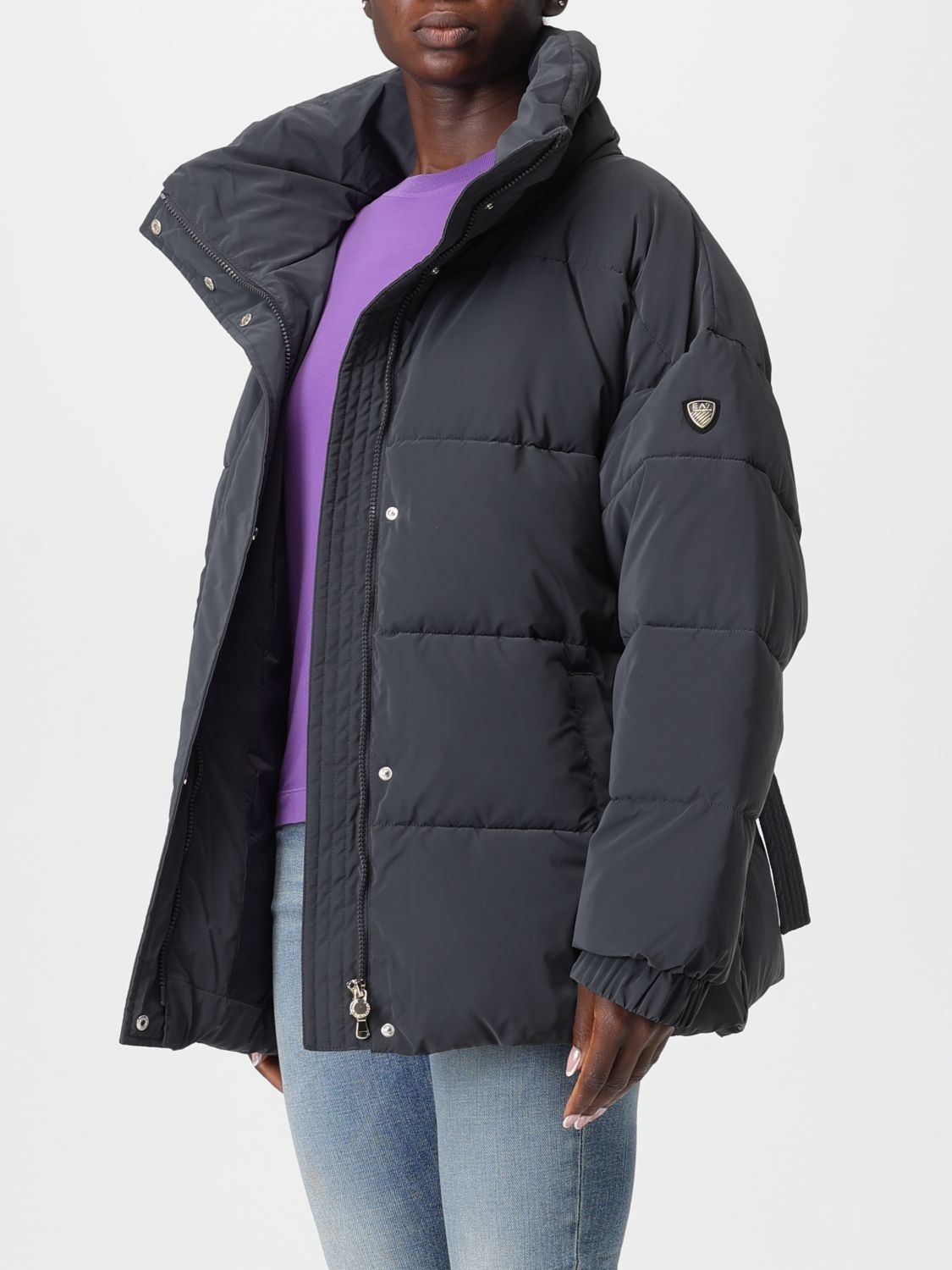Jacket Woman color Charcoal