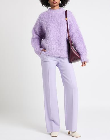 Woman Sweater Lilac Size 2 Mohair wool, Polyamide