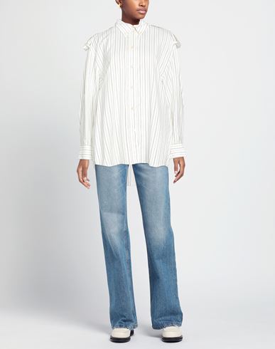 Woman Shirt White Size 2 Silk, Cupro