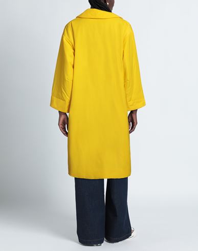 Woman Coat Yellow Size S Polyester