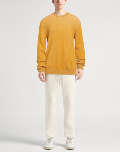 Man Sweater Yellow Size 44 Wool, Alpaca wool