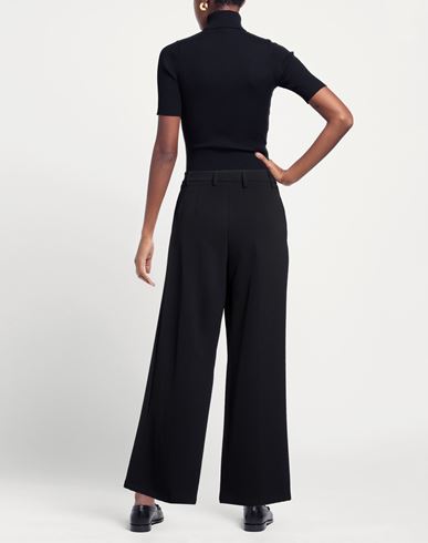 Woman Pants Black Size 6 Polyester, Elastane