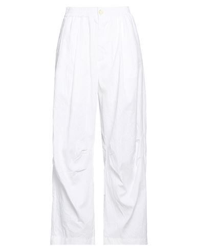 Collection Privēe? Woman Pants Off white Size 6 Polyester, Cotton