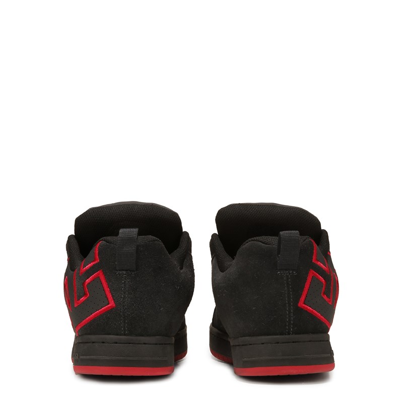 Men's Court Graffik Skate Shoes (Black/Red)