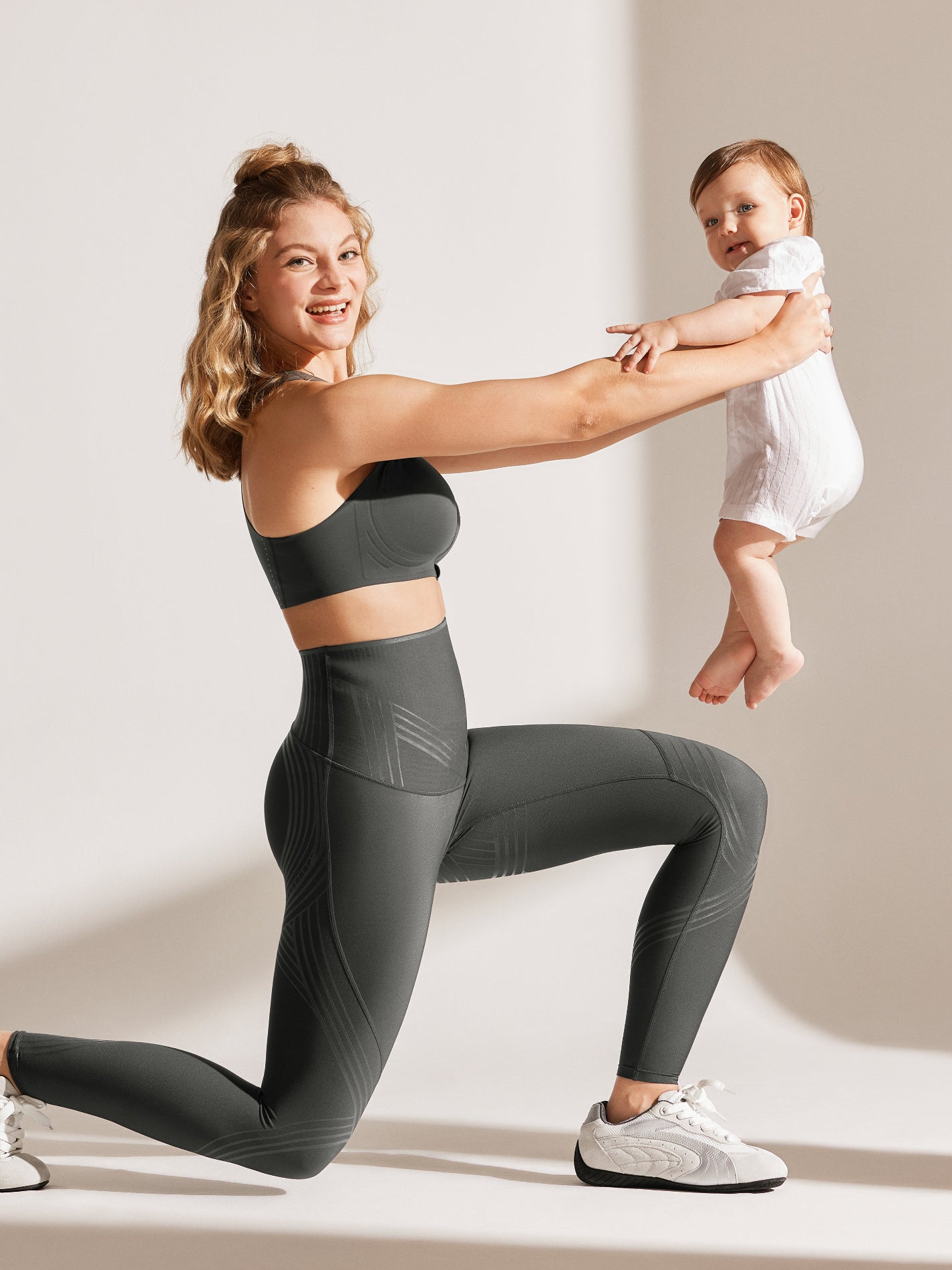 RecoverEase Postpartum Leggings - Dark Gray