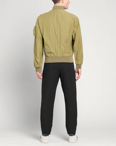 Man Jacket Military green Size L Cotton, Polyamide