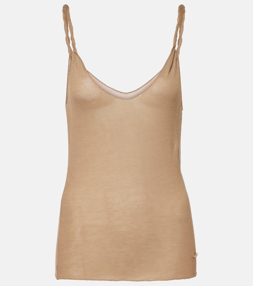 Bamboo jersey tank top