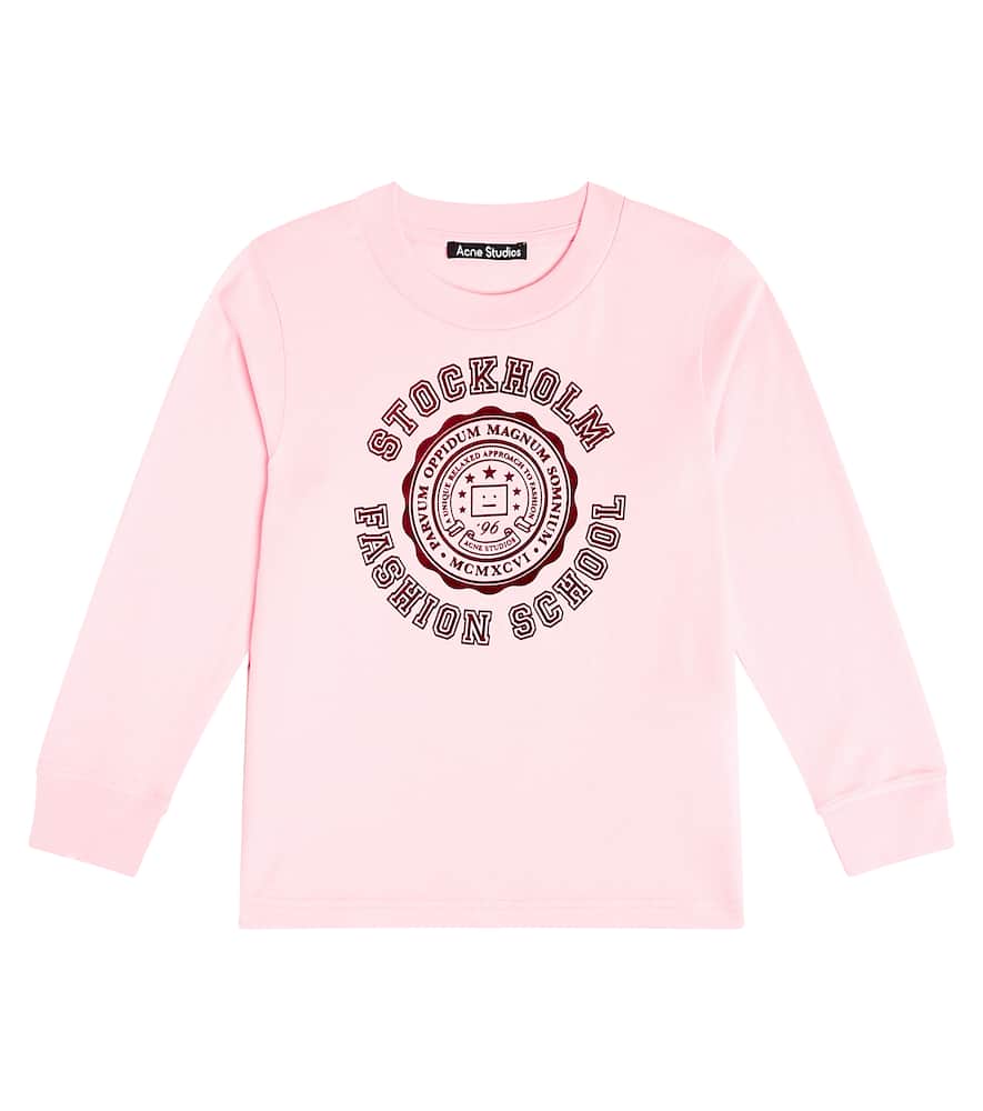 Acne Studios Kids Printed cotton jersey T-shirt