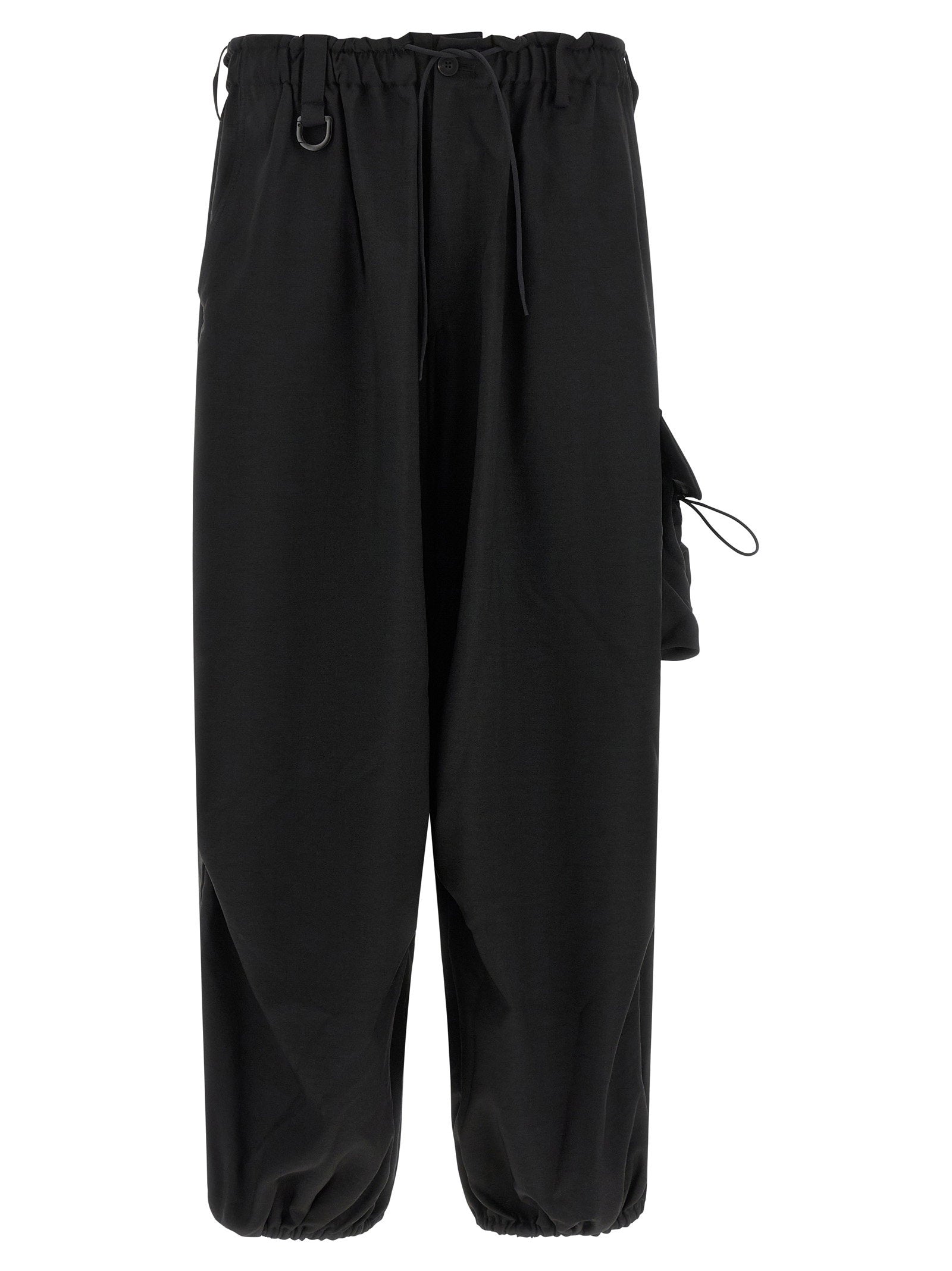 Oversized Technical Cargo Pants — Black