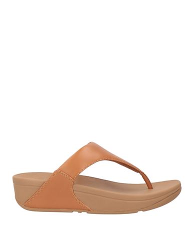 Woman Thong sandal Brown Size 8 Leather