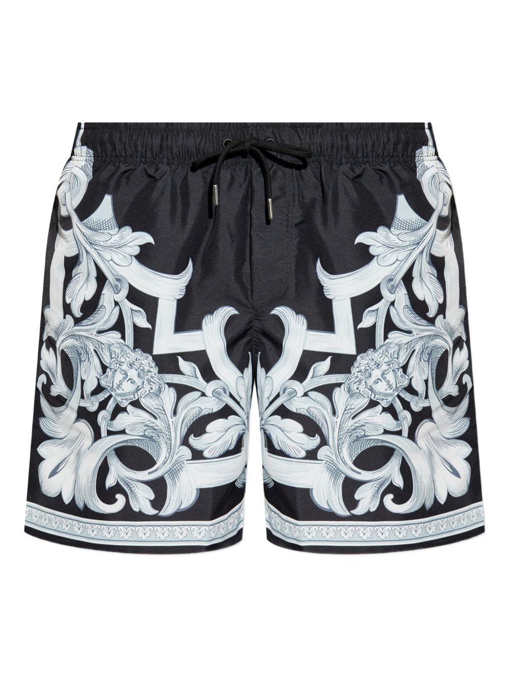Versace Barocco-print swim shorts - Black