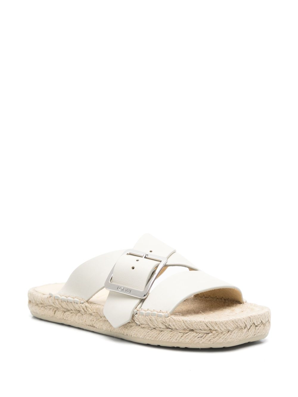 Loewe Paula's Ibiza Petal Leather Sandals