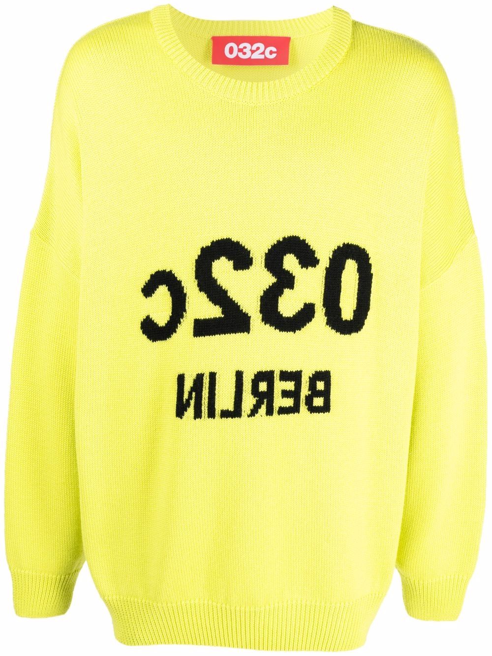 Berlin intarsia merino-knit jumper - Green