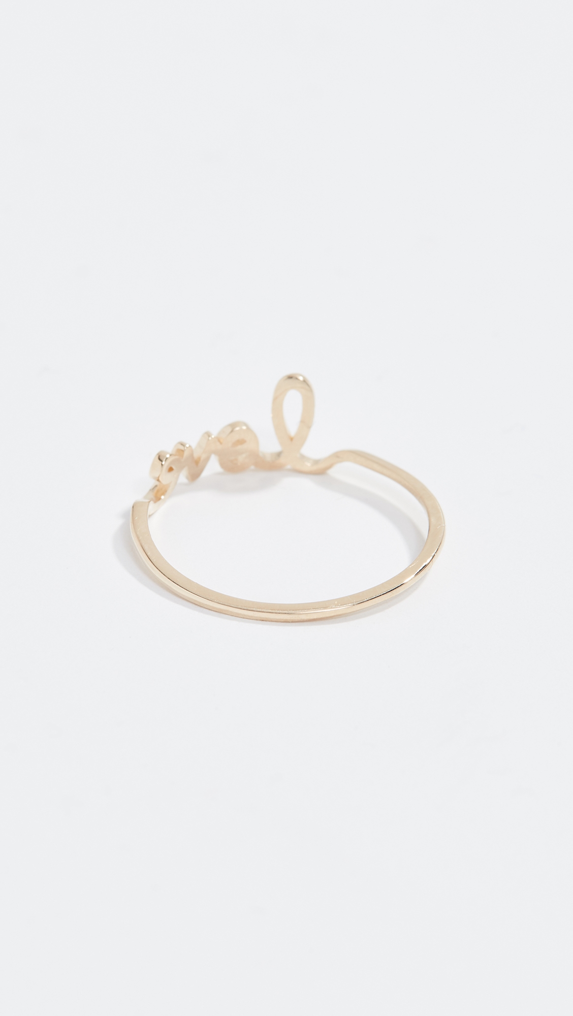 14k Love Ring Yellow Gold