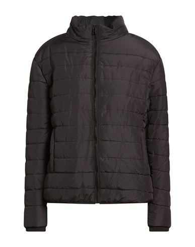 Woman Puffer Black Size L Polyester