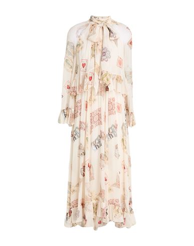 Woman Maxi dress Beige Size 0 Viscose