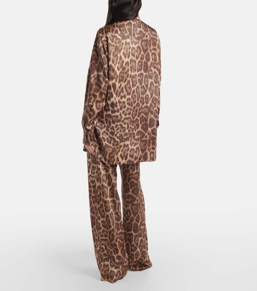 Stella McCartney Leopard-print shirt