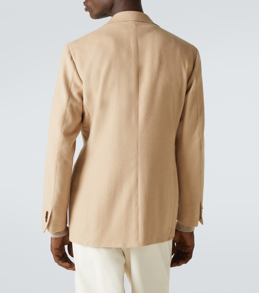 Saman Amel Camel hair suit jacket