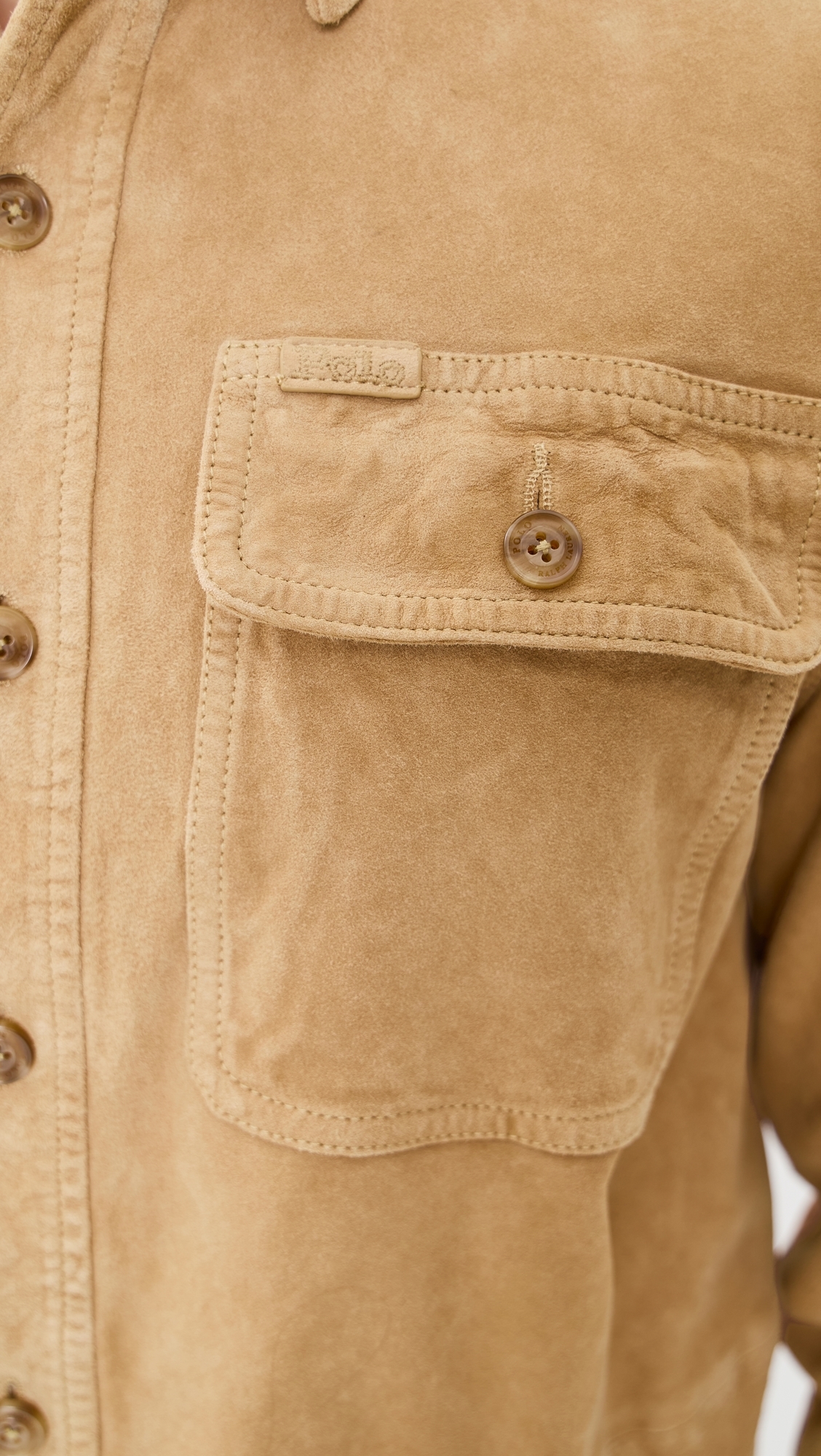 Original Label Lightweight Goat Suede Jacket Berkshire Tan