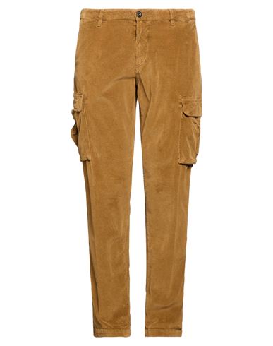 Man Pants Camel Size 40 Cotton, Tencel, Elastane
