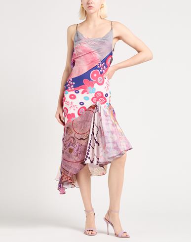 Hudson River School Woman Maxi dress Purple Size S Silk, Polyester