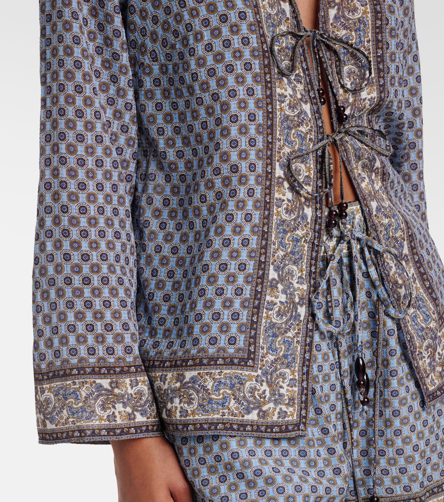 Eva printed blouse