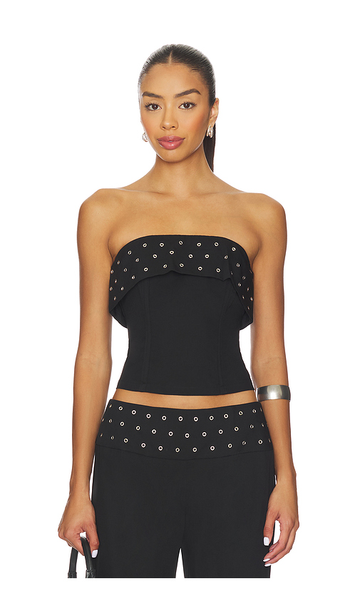 BY.DYLN Reeves Bodice Top in Black. XL. Also in XS, S