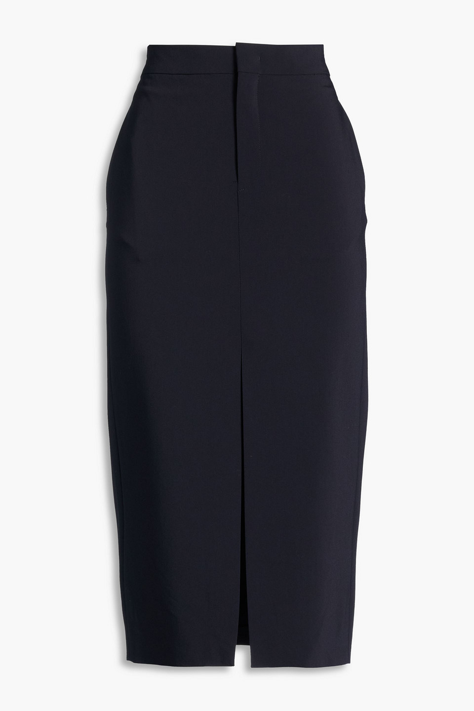 Crepe midi pencil skirt - Black - FR 34