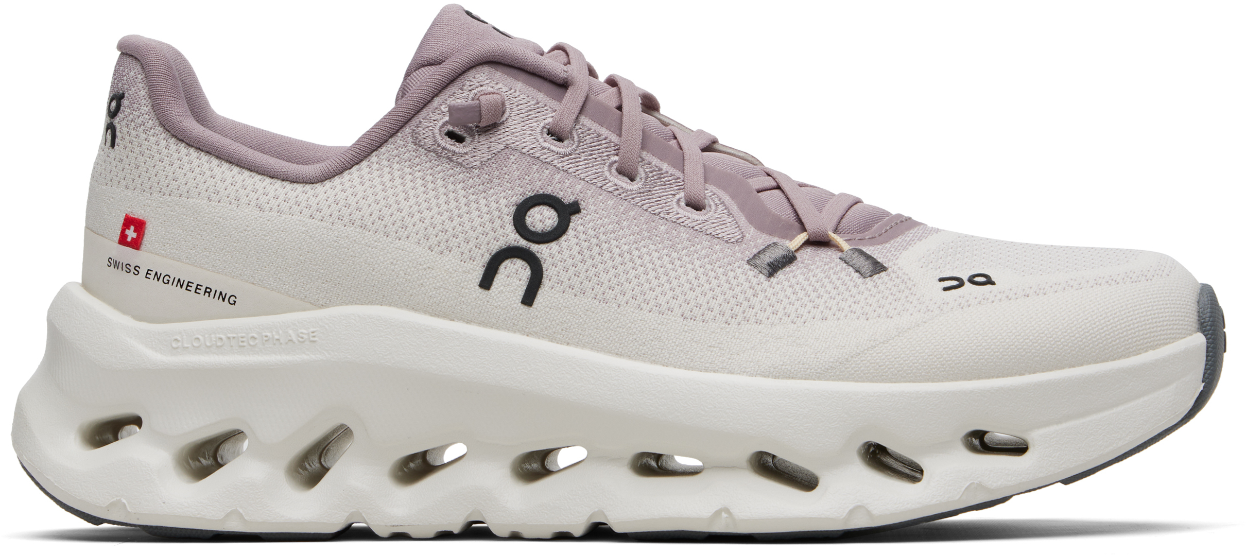 Pink & White Cloudtilt Sneakers