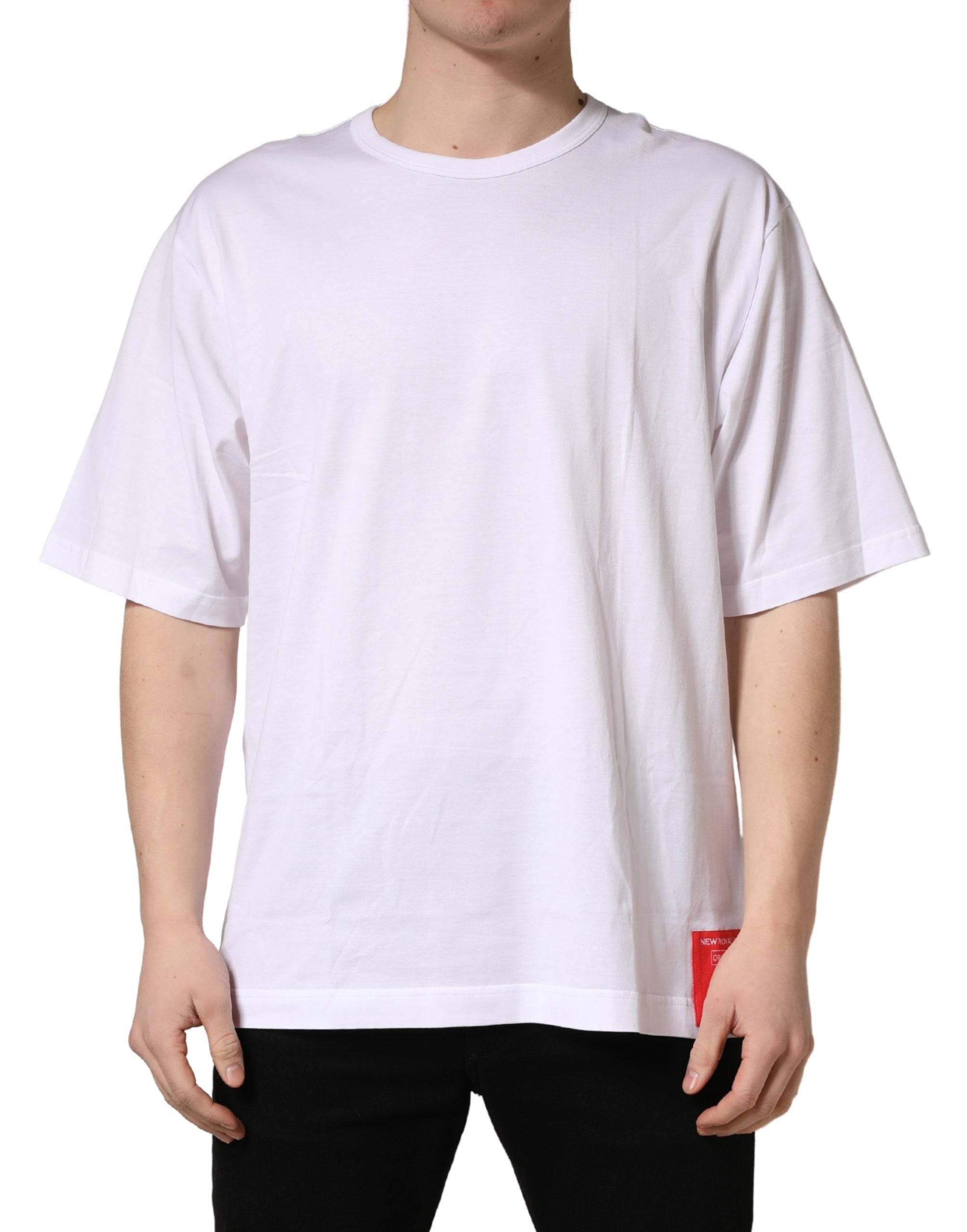 Cotton Crew Neck T-Shirt — White
