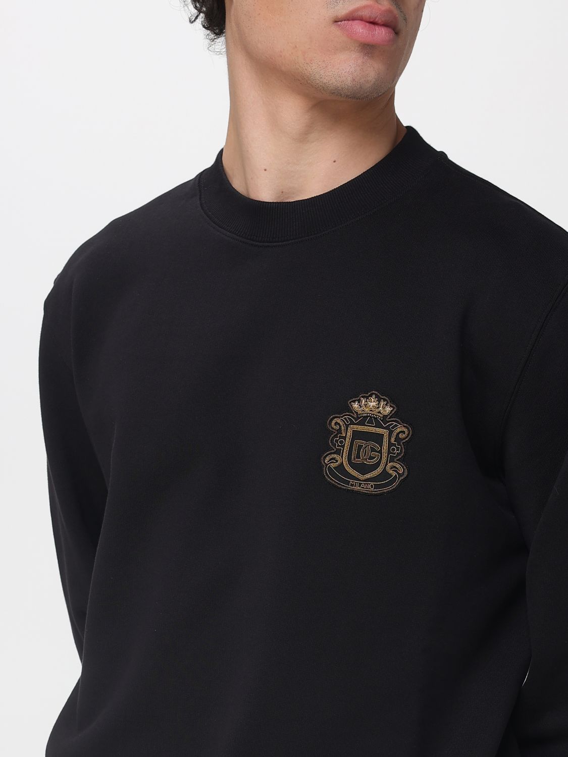 Sweatshirt Men color Black