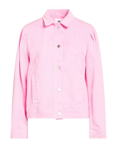 Woman Jacket Pink Size 6 Cotton, Elastane