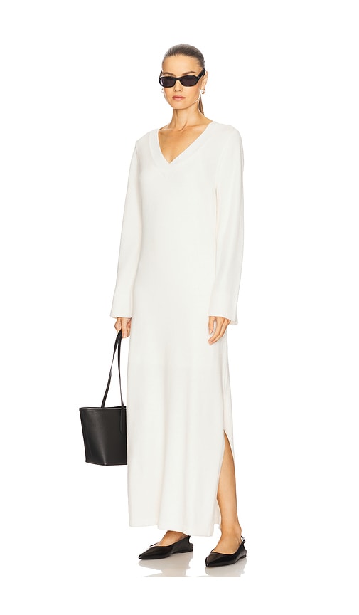 525 Florence Flare Maxi Dress in White. - XS also in L, M