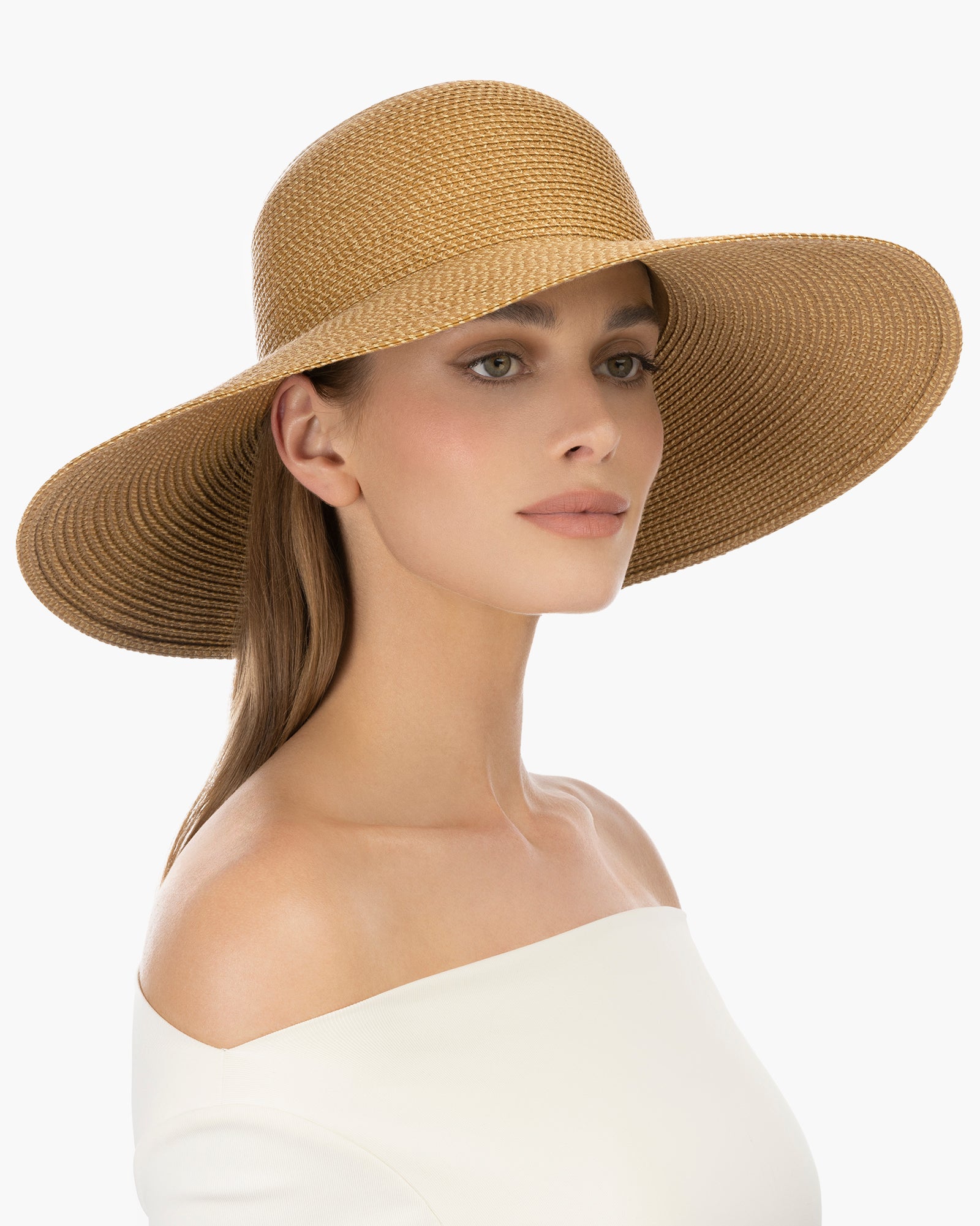 OriginalCream Bella Packable Sun Hat for Women, 50+ UPF Protection, Soft & Lightweight, Elasticized Inner Band