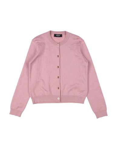 Kid Girl Cardigan Pink Size 12 Cotton, Viscose