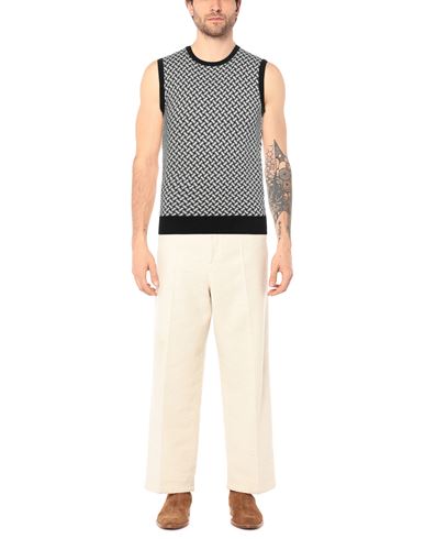 Man Sweater Black Size 40 Cotton, Linen, Polyester