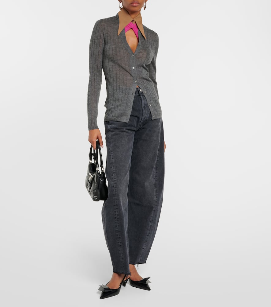 Agolde Luna high-rise barrel-leg jeans