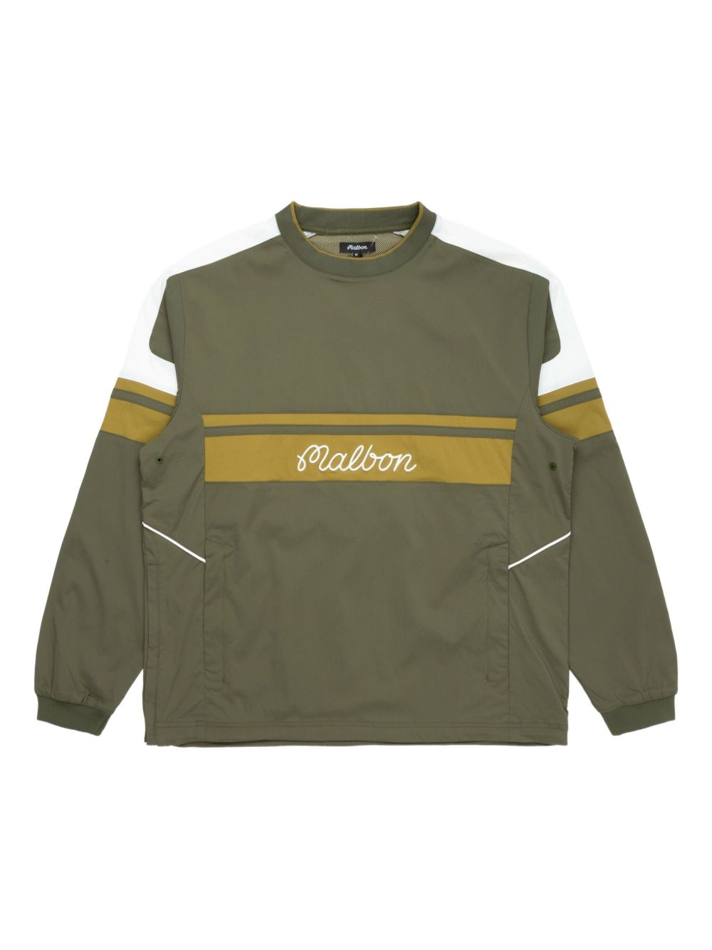 Colour-block pullover jacket - Grey