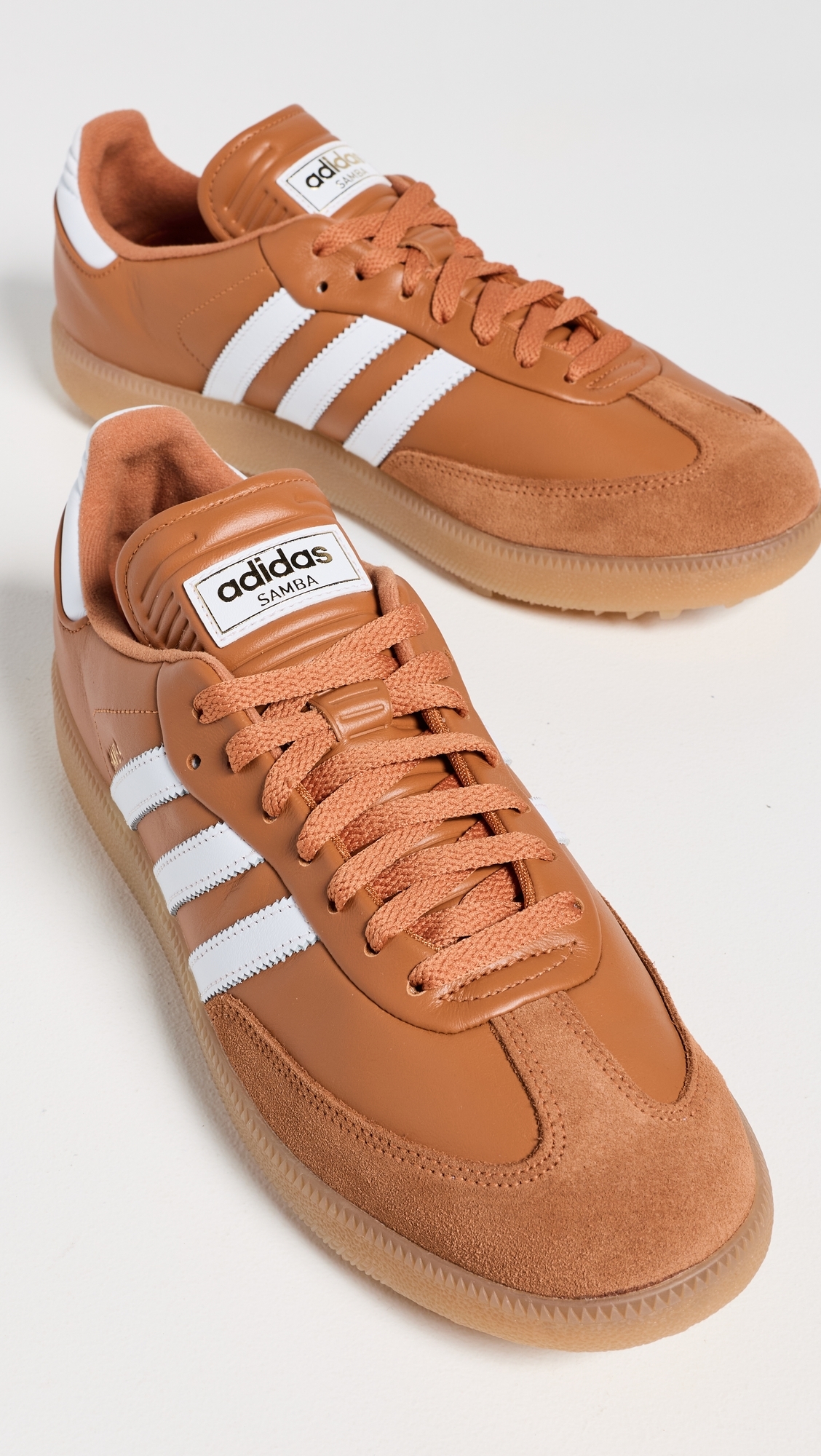 Samba Spikeless Golf Shoes Rustic Orange/Ftwr White/Gum3