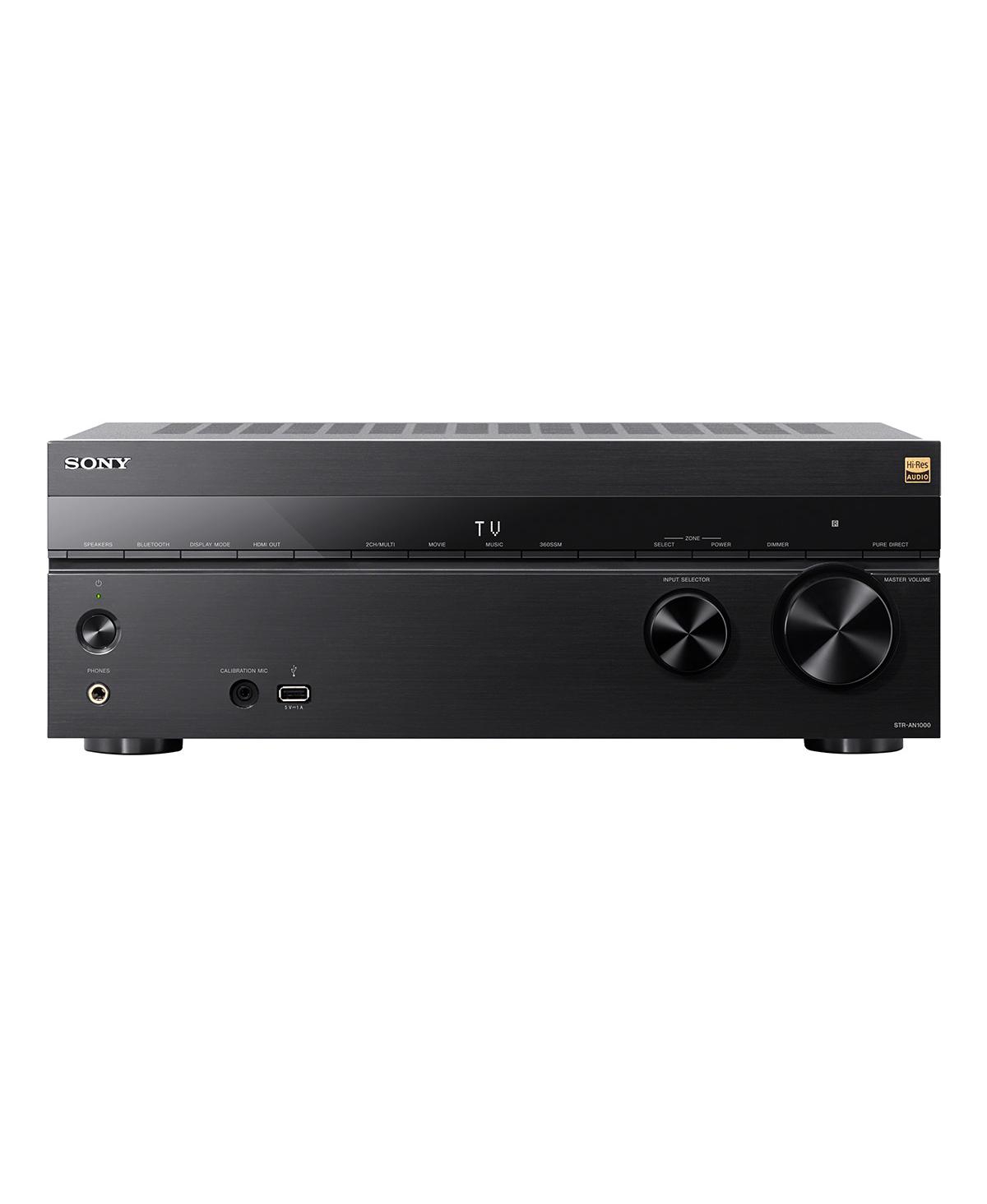 Str-AN1000 7.2 Channel 8K Home Theater Av Receiver with Dolby Atmos, Dts: X, Imax Enhanced, Google Assistant, & Works with Sonos - Black