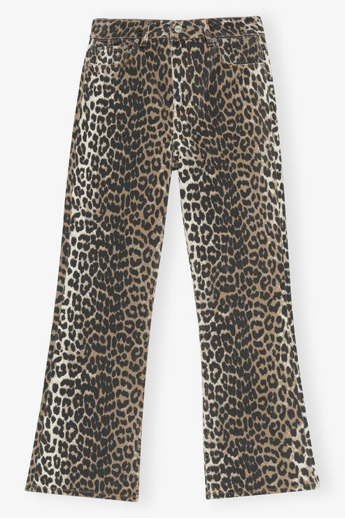 Leopard Betzy Cropped Jeans
